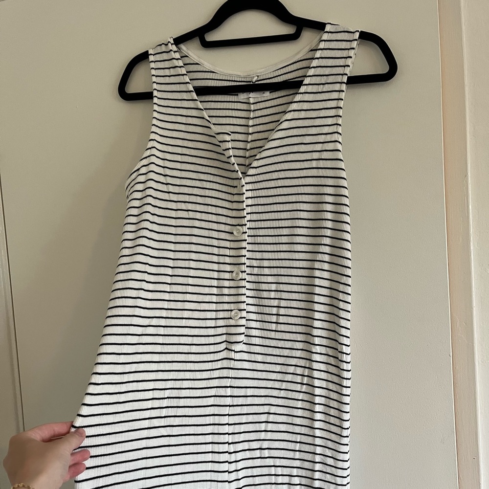 CJLA brooke jumper white and black stripe